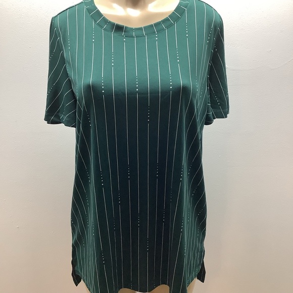 Alfani Size XL Women’s Green Flutter Sleeves New Without Tags - Picture 3 of 8